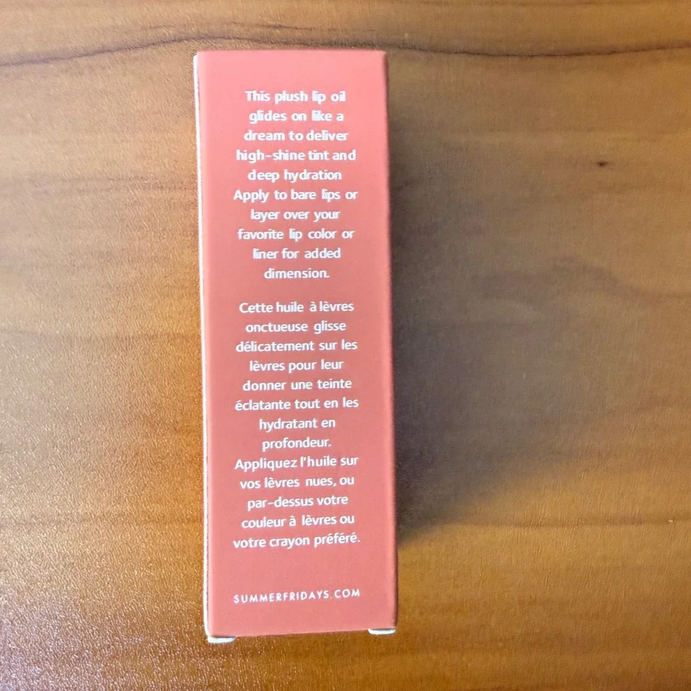 Summer Fridays Dream Lip Oil Blush Dreams 4.5ml High Shine Hydrating Tinted Oil